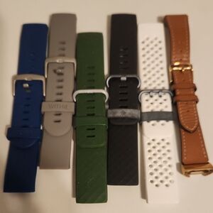 FitBit Charge 4 Watch Bands - Blue, Gray, Green, Black, White, Brown